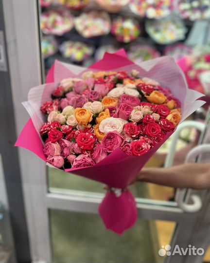 Букет, кустовая роза