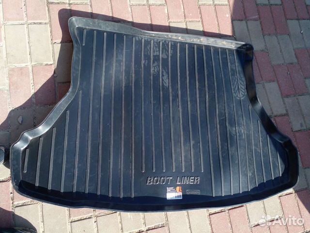Пластиковый коврик в багажник калины 1118