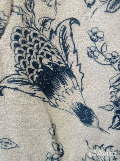 Платье для девочки, лен+хлопок, 122, Zara