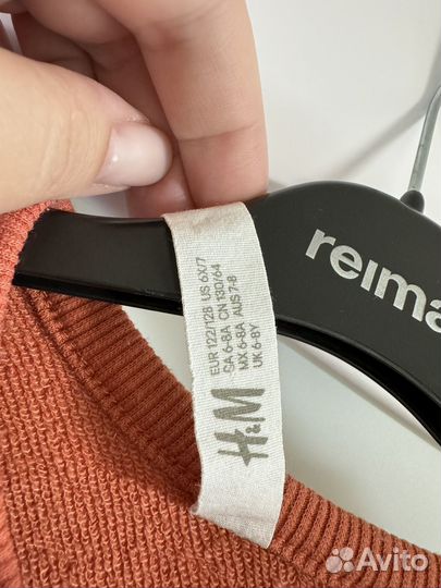 Платье для девочки hm 122/128