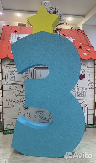 Цифра 2,3,4 фотозона для фотосессии дня рождения