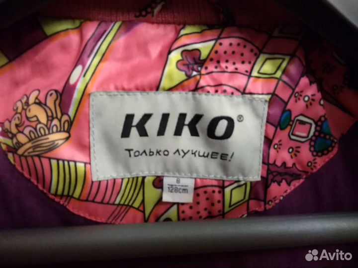 Демисезонная куртка для девочки kiko р-р 128