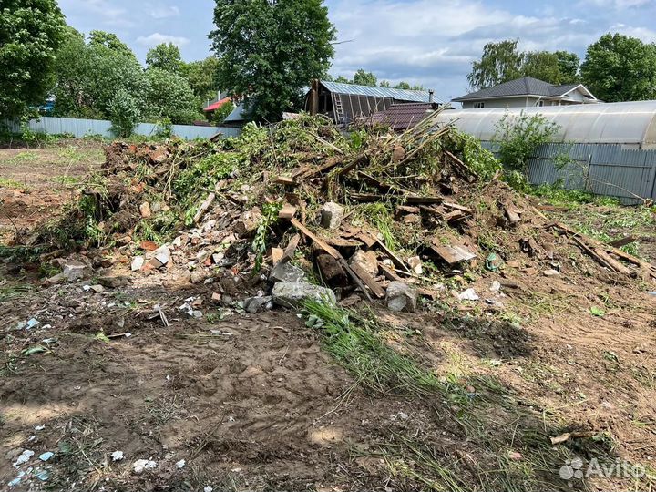 Вывоз мусора контейнером с грузчиками