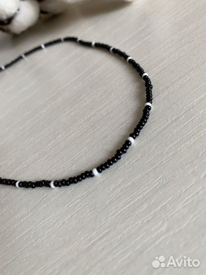 Чокер из бисера