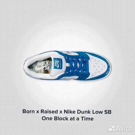 Born X Raised X Dunk Low SB One Block AT A Time