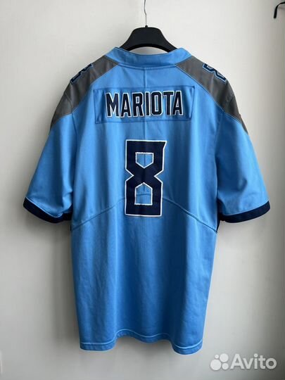 Titans Marcus Mariota Nike Light Blue Jersey