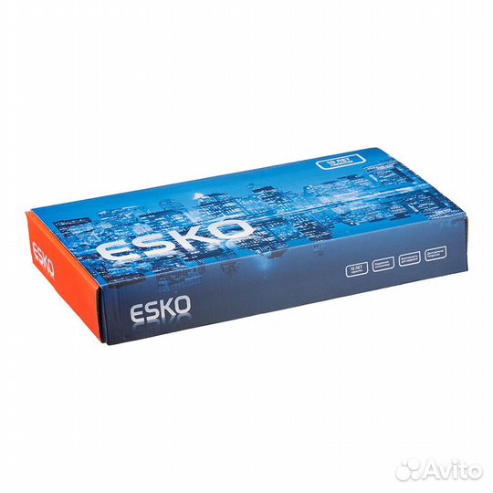 Смеситель для кухни Esko Cancun хром с высоким изливом двухвентильный (CN 519)