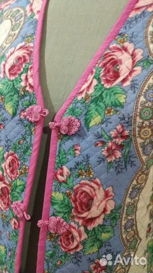 Жилетка женская ручная работа печворк