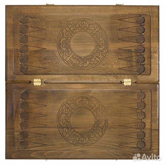 Нарды и шашки резные Знак зодиака Стрелец 61 х 61 см Бук Армения 62635