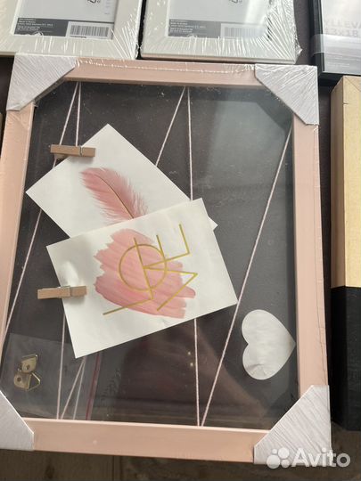 Декор: рамки, светильники, кашпо, подсвечники