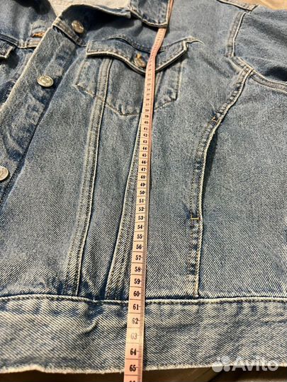 Куртка джинсовая Zara oversize denim jacket