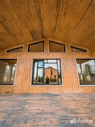 Барнхаус под ключ с отделкой