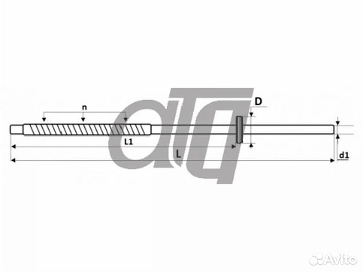 Шток рулевой рейки mercedes-benz E (W210) 1997-200