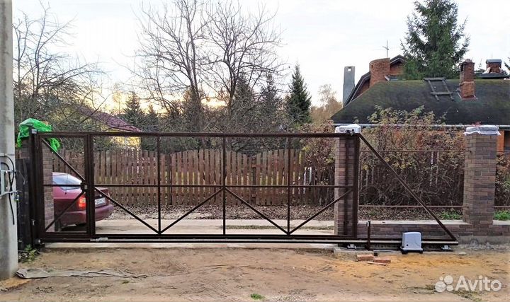 Откатные ворота, установи сам