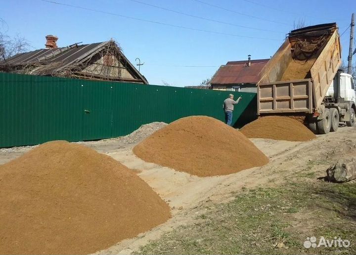 Доставка песка по Кинельскому р-ну. 1-30т за рейс
