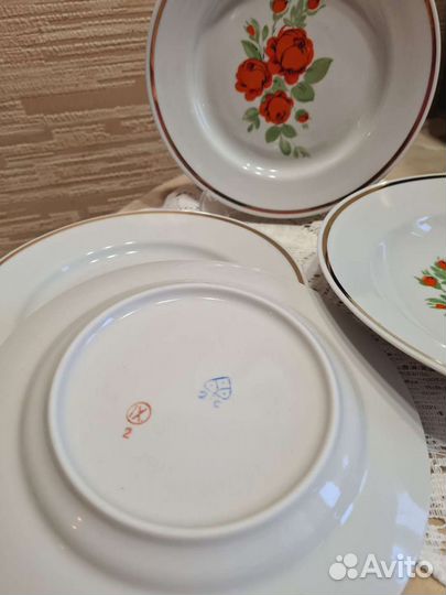 Тарелки,Фарфор ссср,посуда