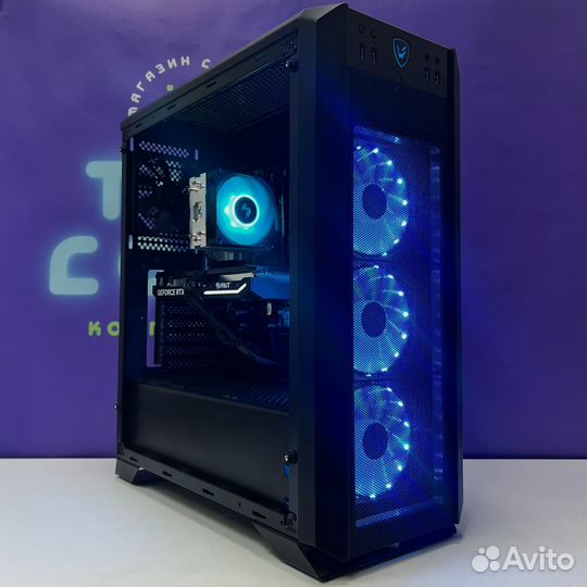 Игровой пк Ryzen 5 5600/RTX 4060/16gb/SSD