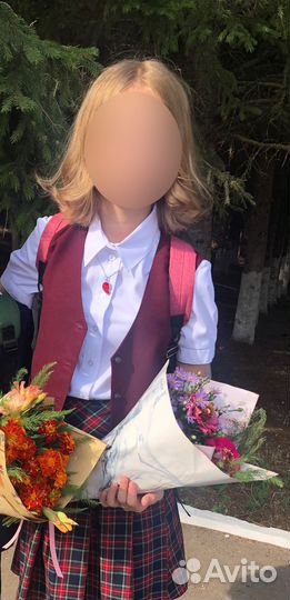Жилетка для девочки школьная