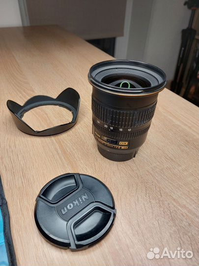 Объектив Nikon AF-S DX nikkor 12-24mm + линзы