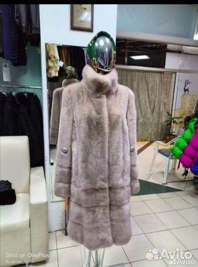 Норковая шуба 48-52. Новая. Длина 100