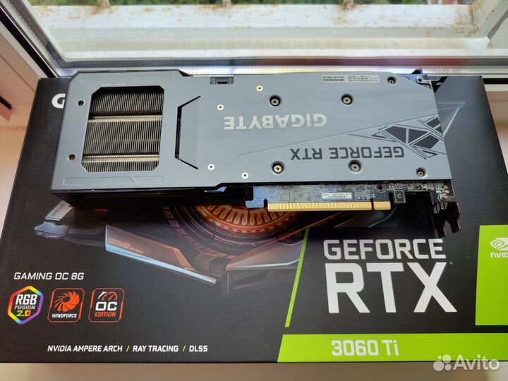 Видеокарта RTX 3060 ti gigabyte gaming oc(идеал)