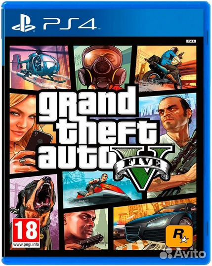 Grand Theft Auto V для PS4 (Новый в плёнке)
