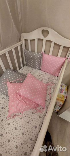 Подушки в детскую кроватку