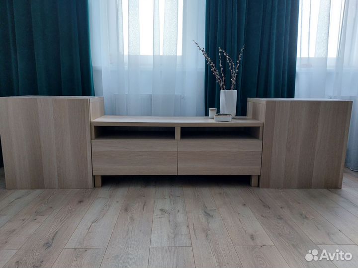 Тумба под телевизор IKEA бесто и две тумбы