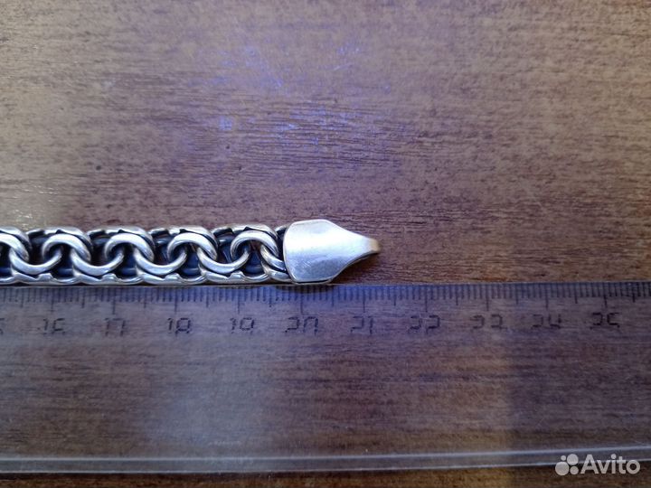 Серебряный браслет мужской 925