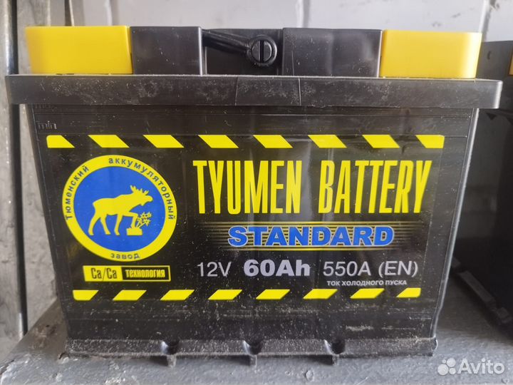 Аккумулятор Тюмень Standard 60Ah L
