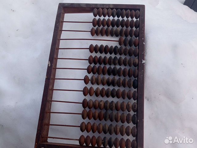 Деревянный счёт старинный