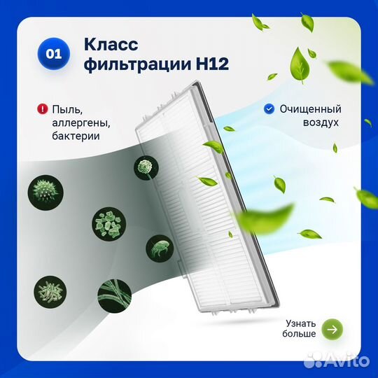 Фильтры для Roborock S7, S7 MaxV Series, S8 Series