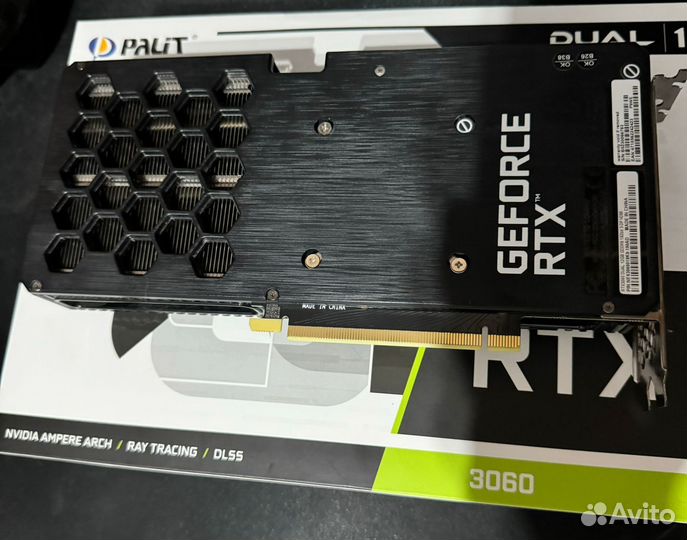 Видеокарта rtx 3060 palit dual