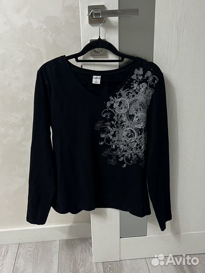 Лонгслив кроп винтаж