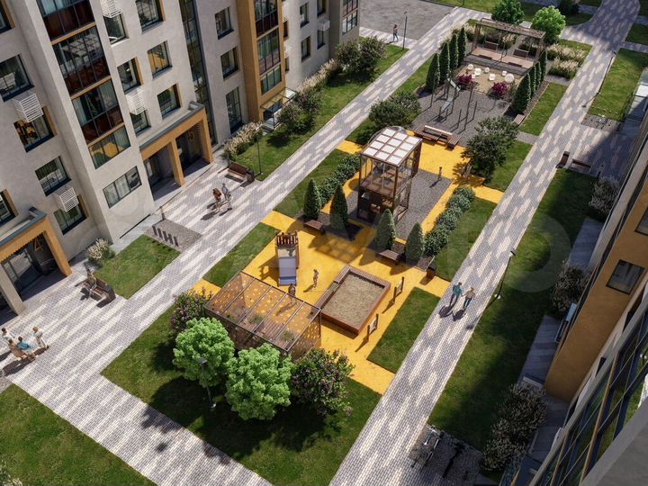 1-к. квартира, 45 м², 6/9 эт.