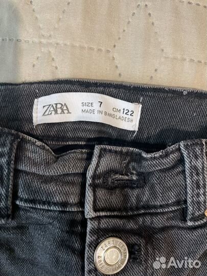 Джинсы zara для девочки 122, 116