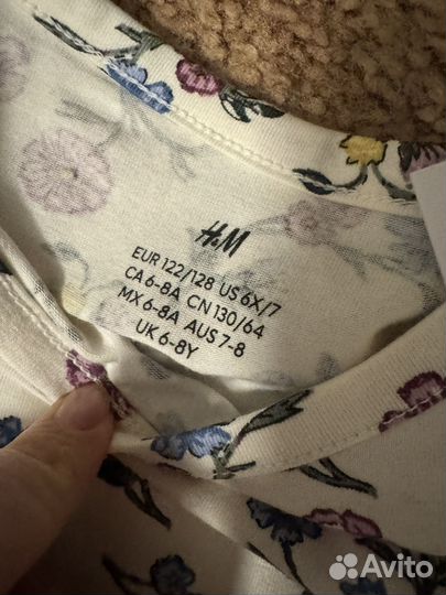 Платье для девочки hm 122