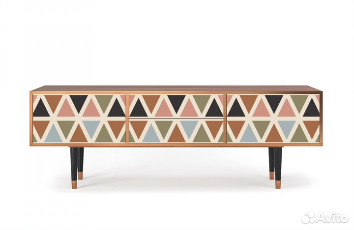 Тв-тумба T4 - Орех - Royal Triangles