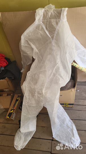 Комбинезон защитный одноразовый (каспер) пл 40 г/м