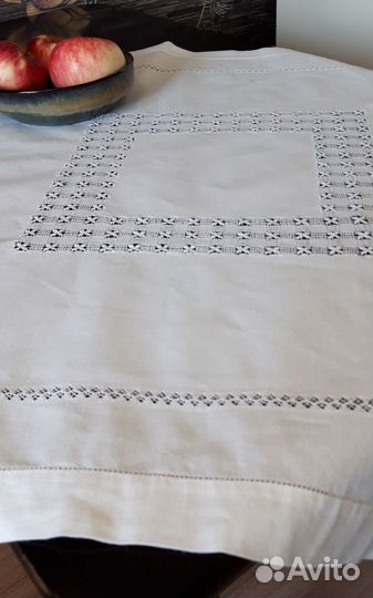 Скатерть винтаж вышивка