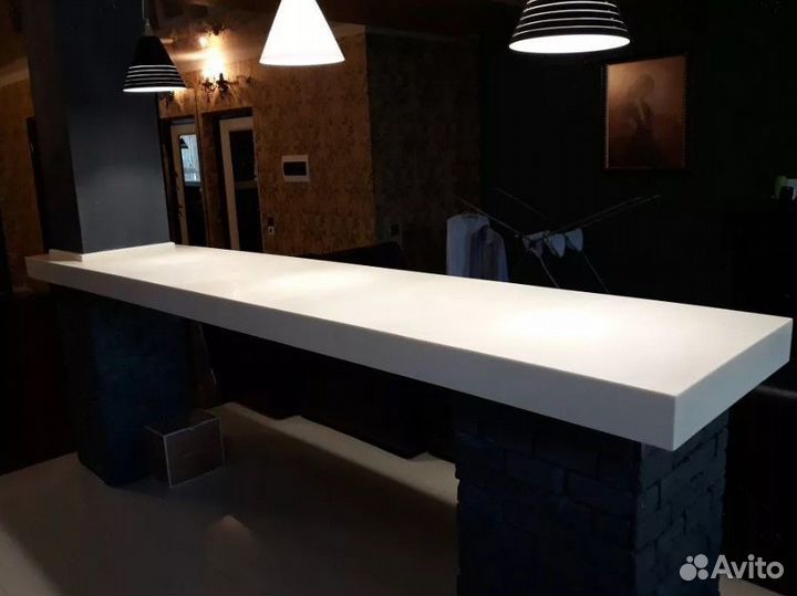 Барная стойка из искусственного камня из кварца
