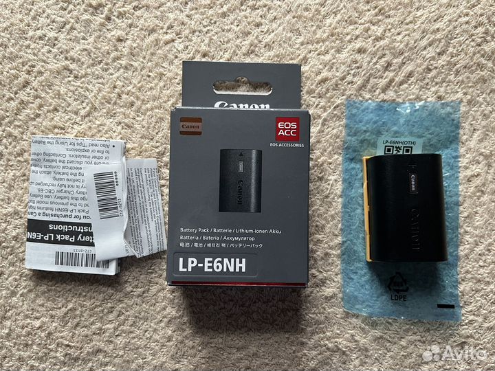 Аккумулятор Canon LP-E6NH оригинальный