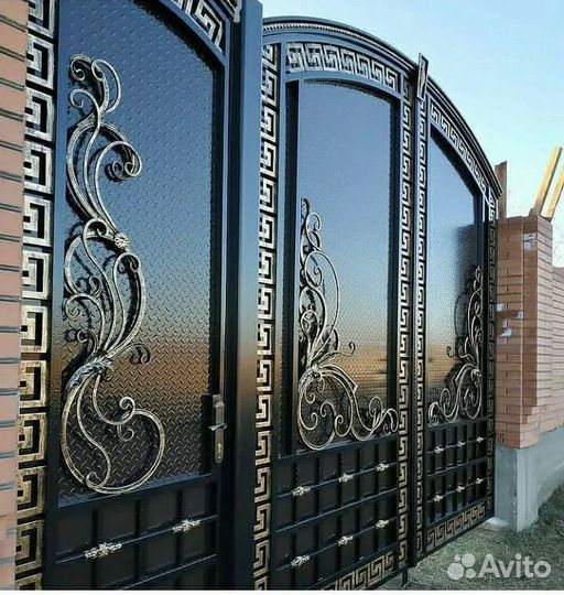 Покраска ворот