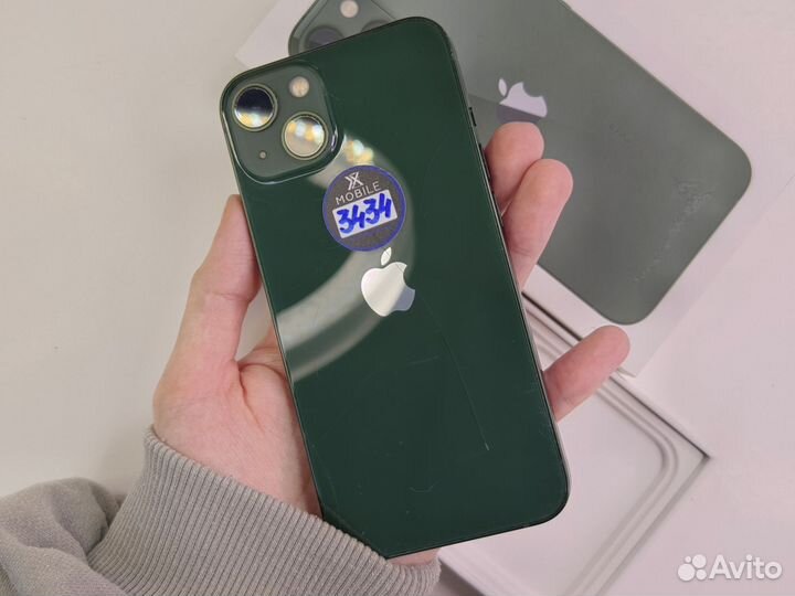 Треснут сзади iPhone 13 128Gb Green Sim+esim