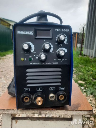 Сварочный инвертор brima tig 200p