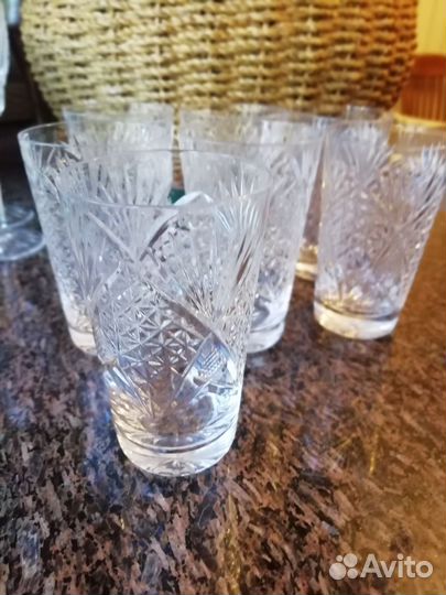 Хрустальные рюмки