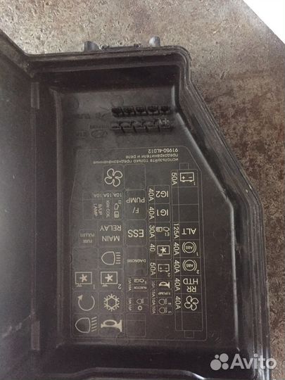 Крышка предохранителей на хундай солярис