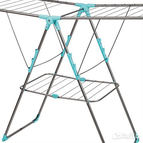 Сушилка для белья двухуровневая серая