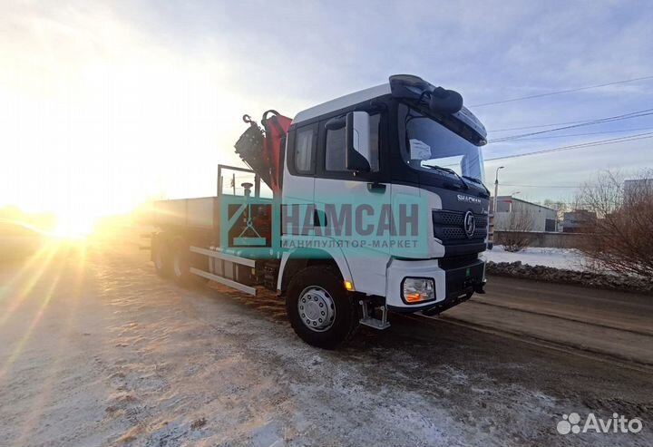 Бортовой грузовик Shacman (Shaanxi) X3000 с КМУ Sunhunk, 2024