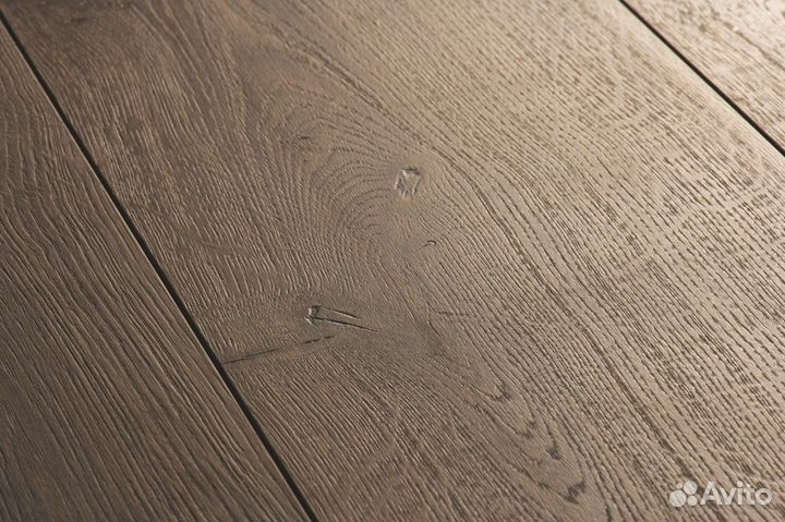Ламинат Quick-Step Дуб коричневый брашированный